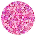 1000PCS Pink Pony Beads Bulk – 6x9mm Gradient XOXO Glitter Kandi Beads for Bracelets, Hair Braids, Jewelry Making, DIY Gifts & Love-Themed Crafts - color: Love Edition