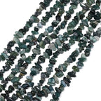 30in Moss Agate Natural Chip Stone Beads 5-8mm About 230pcs, Irregular Drilled Green Bead for Bracelets Jewelry Making Supplies for Adults, DIY Crafts. - color: Moss Agate