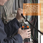 Sanuke Battery Cable Lug Crimping Tool, Cable Cutters High Leverage, Wire Crimper for AWG 8 6 4 2 1/0 Copper Wire Lugs, Aluminum Copper Communication Cables Cutting