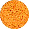 1200pcs Pony Beads Bulk – Orange 6x9mm Plastic Craft Beads for Bracelets, Jewelry, Hair Braiding & DIY Projects - color: Orange