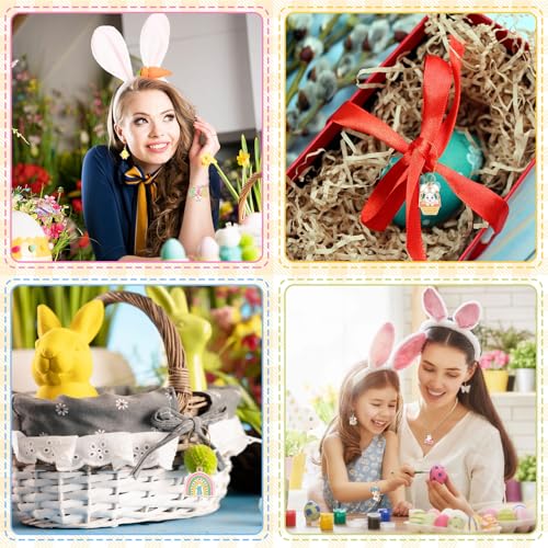 MARFOREVER Easter Charms, 40Pcs/20 Pairs Easter Charms for Jewelry Making, Assorted Egg Bunny Rabbit Enamel Charm Pendants for Bracelet Necklace Earrings Making Accessories - style: Easter