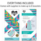Choose Friendship, My Friendship Bracelet Maker®, an American Original | 20 Pre-Cut Threads - Makes Up to 8 Bracelets | Craft Kit, Kids, Bracelet Making Kit, Jewelry-Making Kit, Gifts for Girls 8-12 - color: Cotton Candy