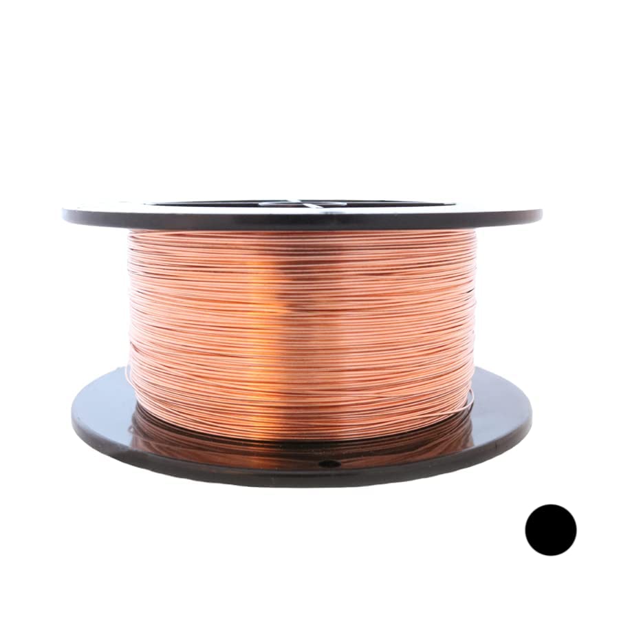 26 Gauge, 99.9% Pure Copper Wire (Round) Dead Soft 1LB (1260FT) CDA #110 Made in USA by CRAFT WIRE - size: 26 Gauge, style: 1LB