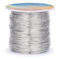 203 Feet Tarnish Resistant Copper Wires 24 Gauge/0.5mm Jewelry Craft Wires Beading Wire for Jewelry Making, Wire Wrapping and Crafting (Platinum) - color: Platinum, size: 24 Gauge