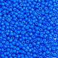 2000pcs Glass Seed Beads Bulk, 4mm 6/0 Mini Pony Spacer Small Individual Color Seed Beads for DIY Bracelet Necklaces Wrist Jewelry Making, Blue - color: Blue