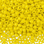 QPIXVB 1100pcs Pony Beads,Friendship Bracelet Beads Kit,Bead for Jewelry Making and Bracelets Making,Bulk Hair Bead for Braids,Crafts - color: yellow beads