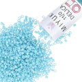 Miyuki Delica Seed Beads – Size 11/0 (1.6 mm), DB2128, Duracoat Opaque Nile Blue, 7.2 g, Approx. 1440 Beads, Made in Japan - color: DB2128 - Duracoat Opaque Nile Blue