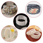 Huwujiu 400 Loops Jewelry Wire Memory Beading Wire Memory Steel Wire Cuff Bangle Bracelet for Art Creation Bracelet Necklace Jewelry Making Dolls and DIY Crafts Making