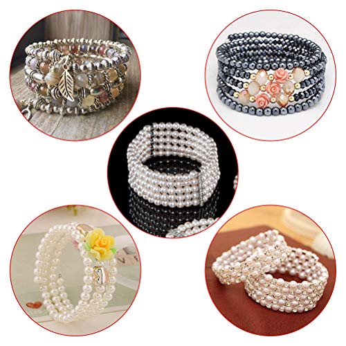 Huwujiu 400 Loops Jewelry Wire Memory Beading Wire Memory Steel Wire Cuff Bangle Bracelet for Art Creation Bracelet Necklace Jewelry Making Dolls and DIY Crafts Making