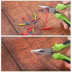 SPEEDWOX Mini Long Nose Pliers 4-1/2 Inches Precision Wire Cutters with Spring Fine Beading Pliers Precision Jewelry Making Tool Hobby Craft DIY - style: Long Nose Pliers