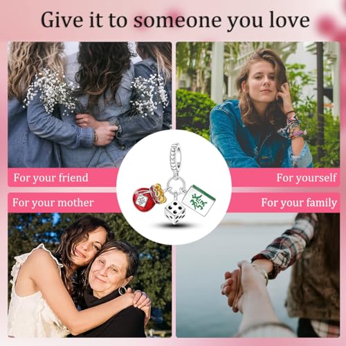 LAZA Charms for Bracelets 925 Sterling Silver Butterfly Summer Travel Ocean Lucky Charm Beads Pendant Jewelry for Women Mom - color: blessed