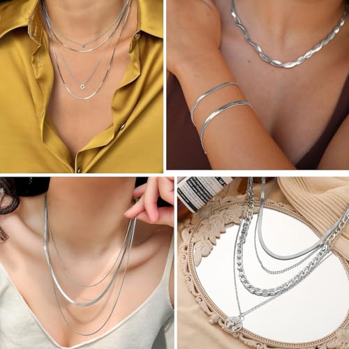 33 Feet Stainless Steel Snake Chains Roll, 2mm 304 Stainless Steel Flat Snake Chain Bulk Spool for Jewelry Making DIY Craft - color: 2.0mm Stainless Steel Flat Snake Chains