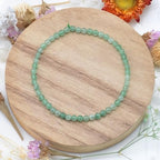 MASSIVE BEADS Natural Genuine Gemstone Beads Healing Crystal Chakra Reiki Jewelry Faceted Round Beads Bracelets 3mm - color: Green Aventurine