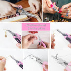 Toolour Jewelry Pliers Set Jeweler Making Tools for Adults,11pcs Professional Jewelry Pliers Tool Kit with Jewellery Making Supplies for DIY Beading Crafting Crimping Cutting Repair