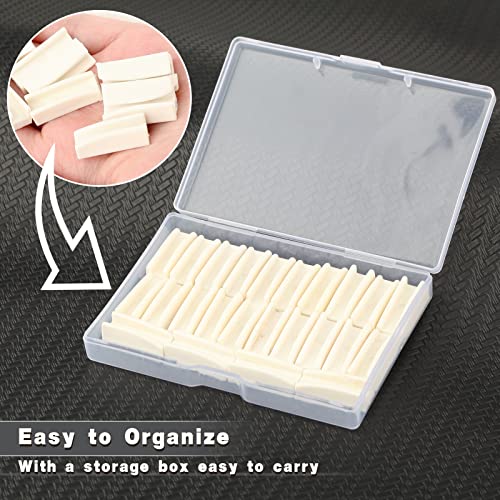 Flat Nose Plier Replacement Tips with Storage Box Pair of 12 Replacement Jaws for Flat Nose Pliers Parallel Pliers Jewelry Tool Jewelry Making Pliers Tool - style: 24Pcs Replacement Tips