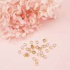 DanLingJewelry 200 pcs 304 Stainless Steel 23 Gauge Open Jump Rings 5mm for Jewelry Making Connectors Jewelry Finding Golden Color - color: 200 pcs - ф5mm δ 0.7mm - Golden