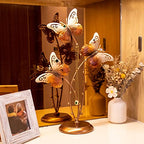 Gold Butterfly Jewelry Organizer Stand Display Earring Organizer Necklace Holder Stand Rack Jewelry Tower Metal Jewelry Stand Wedding Earring, Necklace Ring Jewelry Tree Home Decoration Gift for Woman - style: Butterfly