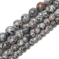 6mm Flame Stone Natural Stone Beads Round Loose Beads for Jewelry Making Yochus DIY Beads Bracelet Necklace - color: Flame Stone, size: 6mm