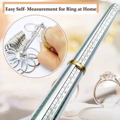 Ring Sizer Measuring Tool Metal Ring Mandrel and Mallet for Ring Making Ring Size Measurer Ring Shaper to Fix Bent Rings Jewelry Sizing Reshaper Repair Kit with Hammer (12-Ring Sizer Tool) - color: 12-RING SIZER TOOL