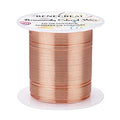 BENECREAT 22 Gauge 55 Yards Jewelry Beading Wire Tarnish Resistant Copper Wire for Beading Wrapping and Other Jewelry Craft Making - color: Copper, size: 22 Gauge
