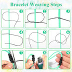 Satin Rattail Cord, Anezus Black Nylon Cord Silky Trim Beading String for Braided Bracelets, Pendants Necklace, Macrame Keychains, Lanyards, Drawstring Bags, Jewelry Making Crafts, Sewing Projects - style: Black