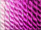 100% Nature Mulberry Handmade Embroidery Silk Thread Woven Jewelry Accessory Artificial Flowers Cross Stitch Floss DIY Sewing Kits 9 Gradient Colors 22m Each (38) - color: 38