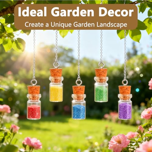 12 Sets Mini Glass Bottles with Cork Tiny Vials and Jars Miniature Bottle Charms with Eye Screws and Small Funnel Small Necklace Jar Accessories and DIY Keychain Craft Supplies(1ml)