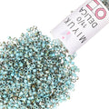 Miyuki Delica Seed Beads – Size 11/0 (1.6 mm), DB2264, Picasso Seafoam Green Matte, 7.2 g, Approx. 1440 Beads, Made in Japan - color: DB2264 - Picasso Seafoam Green Matte