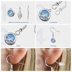 MENKEY 925 Sterling Mixed Earring Hooks 120 PCS/60 Pairs, Ear Wires Fish Hooksfor DIY Jewelry Making, Hypo-allergenic Jewelry Findings Parts with 120 PCS Clear Silicone Earring Backs Stoppers - size: 120pcs-Gold&Silver
