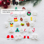 Holiday Theme Polymer Clay Cutters Set – Molds, Clay Cutters for Polymer Clay, Clay Earring Cutters, Clay Tools - color: F color