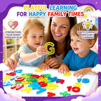 67 Pcs Plastic Practice Set Transparent Letters and Numbers Include Uppercase Letters Lowercase Letters and Numbers Colorful Plastic Letters and Numbers for Kids Counting and Spelling, Ages 3+ - style: 67PCS
