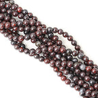 45PCS 8mm Natural Brecciated Jasper Round Loose Beads for Jewelry Making DIY Bracelet Necklace Materials 1 Strand 15" - color: Brecciated Jasper, size: 8mm