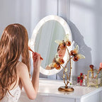 Gold Butterfly Jewelry Organizer Stand Display Earring Organizer Necklace Holder Stand Rack Jewelry Tower Metal Jewelry Stand Wedding Earring, Necklace Ring Jewelry Tree Home Decoration Gift for Woman - style: Butterfly