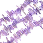 Adabele 15 Inch Natural Raw Healing Crystal Quartz Gemstone Loose Beads Small Drilled 15 Inch Violet Tanzanite AB Titanium Coated Chakra Gem Stone Drop Stick GA9 - color: Violet Tanzanite Ab, size: Small Size (15 Inch/1 Strand)