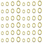 1200pcs Oval Jump Rings Oval Open Rings Open Jumps Ring Stainless Steel Jumps Ring for Jewelry Making Supplies Earring Bracelet Necklace DIY Craft Making(Gold,4 Sizes) - color: Gold
