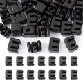 FASHEWELRY 30Pcs Acrylic Letter E Beads with Large Hole Big Plastic Letter Blocks European Beads 3D Letters Chunky Vowel Initial Alphabet Bead for Key Chains Necklace DIY Arts Craft Projects - color: Black, size: E