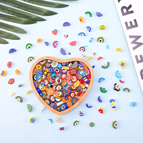 Youway Style Millefiori Glass Mosaic Tiles for Crafts, Broken Mosaic Glass Pieces for DIY Crafts Kits,Mosaic Jewelry Decor