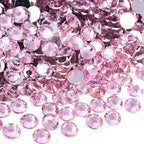 Blinginbox 5000pcs Flatback Rhinestones,Resin Non Hotfix Rhinestones Large Quantity Wholesale for Crafts DIY Creative Design,Clothes,Makeup,Nail Art (6mm=0.24",Lt.Pink) - color: Lt.Pink, size: 6mm=0.24"