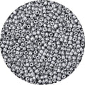 2000pcs Silver Glass Seed Beads, Colorful Tiny 4mm Beads for Jewelry Making, Beading Supplies. - color: Silver