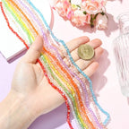 Stiesy 4mm Bicone Crystal Beads 10 Strands, Electroplated Faceted Bicone Glass Beads Spacer for DIY Jewelry Making, Bracelet Stringing and Craft Supplies - color: Bicone-10 Colors-10strands