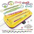 Chilpals Friendship Bracelet Making Kit for Girls 8-12, DIY String Bracelet Maker & Jewelry Craft Kits - Innovative Leg-Strap Design, Birthday Gifts Ideas for Kids Ages 7 8 9 10 Year Old (Yellow) - color: Yellow