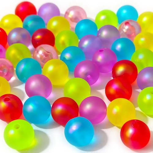 Mixed Lots Shiny Silicone Bead DIY Beading Hairband Bracelets Necklace Craft Embelishment (Mixed Colors-Silicone#1) - color: Mixed Colors-Silicone#1
