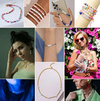 LAIDANLA 1500PCS Acrylic Letter Beads Alphabet White Letters Orange Transparent Round Bead 7×4mm for Jewelry Bracelets Necklaces Key Chains Making - color: Q-White Letter Orange Transparent Beads