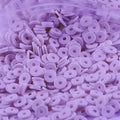 2000pcs Light Purple Clay Beads for Bracelets Making, Flat Round Polymer Clay Beads 6mm Spacer Heishi Beads for Jewelry Making Earring Bracelets Necklace - color: Light Purple 16
