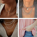 16.4 Feet Silver Stainless Steel Chain Bulk Embossed Paperclip Chain for Jewelry Making Soldered Oval Necklace Chain Roll with Lobster Clasps and Jump Rings Jewelry Supplies DIY Craft - color: Embossed Paperclip Silver