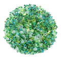 uxcell 1000 Pcs Mixed Glass Seed Beads, 1-4mm Mini Loose Glass Bugle Beads for DIY Earrings, Necklaces, Bracelets, Jewelry Making, Green - color: Green, size: Small to Medium