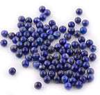 Natural Stone Beads 100pcs 6mm Lapis Lazuli Round Genuine Real Stone Beading Loose Gemstone Hole Size 1mm DIY Charm Smooth Beads for Bracelet Necklace Earrings Jewelry Making (Lapis Lazuli Blue, 6mm) - color: Lapis Lazuli Blue, size: 6mm