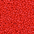 2000pcs Glass Seed Beads Bulk, 4mm 6/0 Mini Pony Spacer Small Individual Color Seed Beads for DIY Bracelet Necklaces Wrist Jewelry Making, Bright Red - color: Bright Red