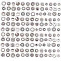 stino 270Pcs Silver Metal Spacer Beads for Jewelry Making, Bracelet Earrings Necklace Findings & Supplies 512 (Flat Disc (270PCs)) - color: Flat Disc (270PCs)