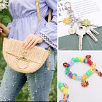 acDesign 200Pcs Charms for Jewelry Making，Mixed Metal Charm Necklace Kit for DIY Necklace Bracelet Making (10 Colors)